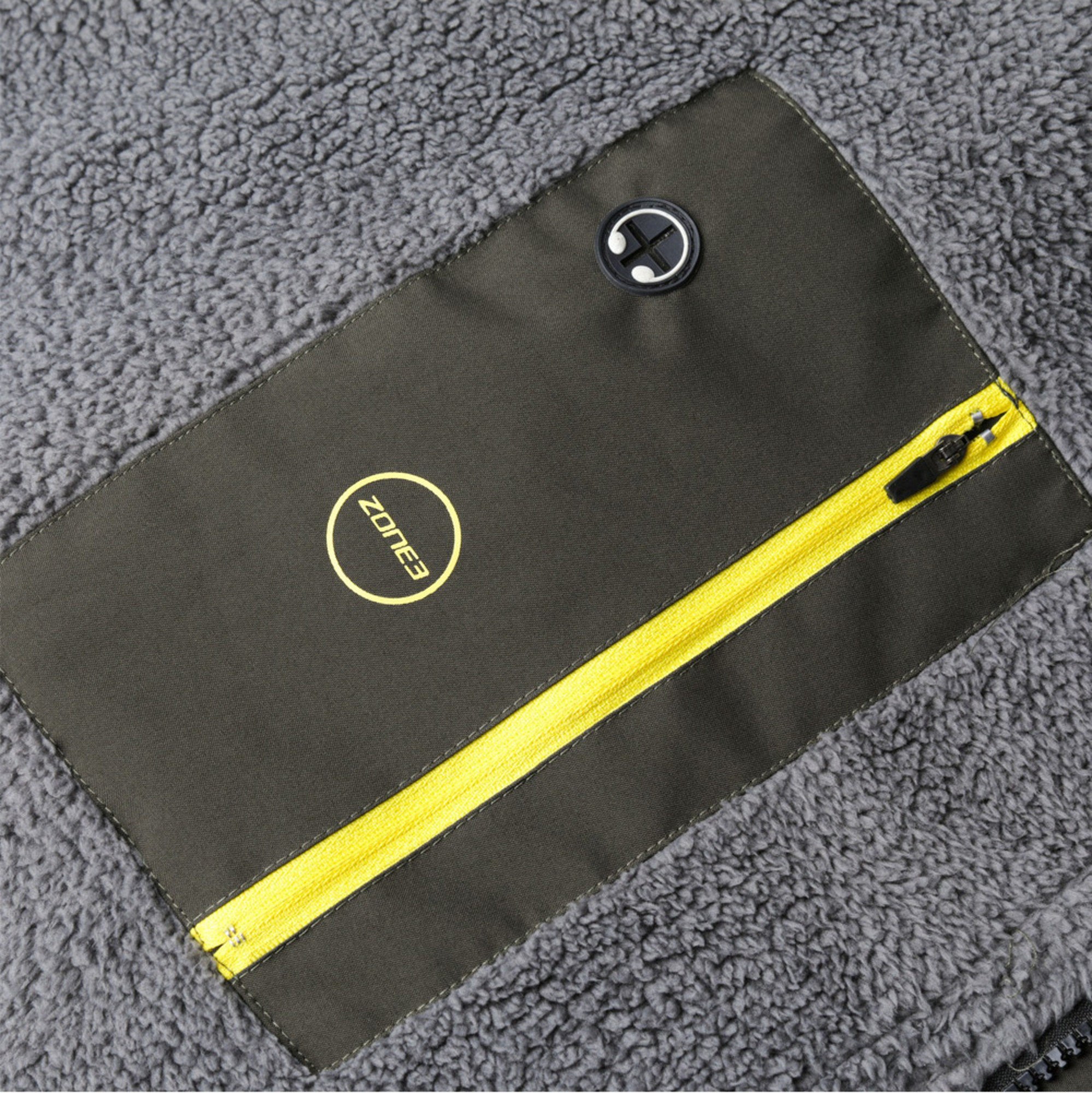 ZONE3 Heat-Tech Polar Fleece Parka - Oversize Wickelmantel Wasserabweisend